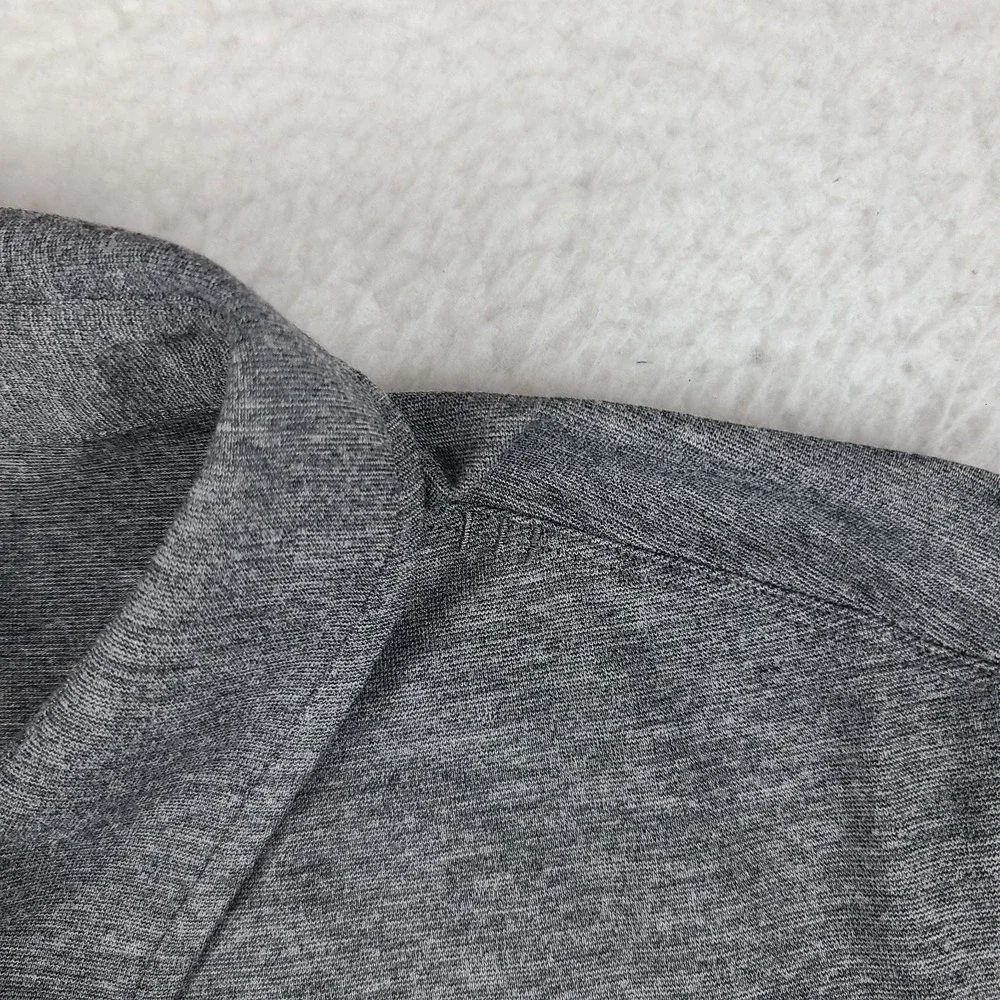 Lululemon Polo Shirt Mens Small Gray Evolution Golf Performance Short Sleeve